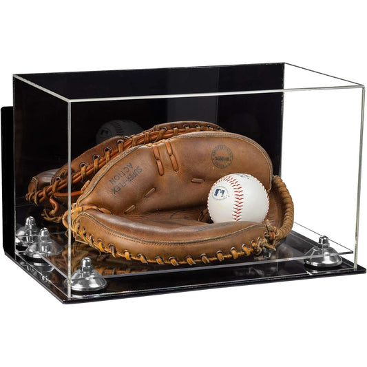 Better Display Cases Acrylic Full Size Baseball Catcher Glove Display Case