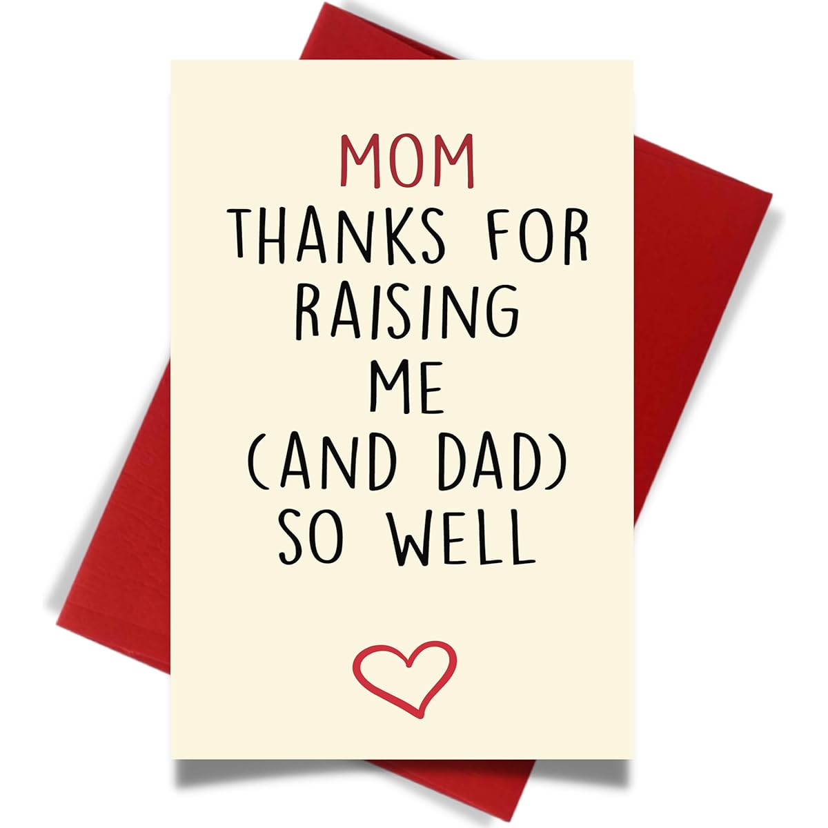 Cheerin Funny Mother's Day Cards for Mom | Fun Mother's Day Gifts | Gag Birthday Cards for Mom Grandma from Daughter Son Kids Husband