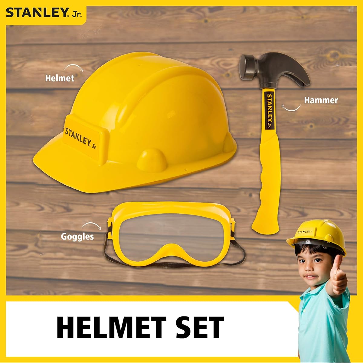 Stanley Jr. 3-Piece Pretend Play Tool Set