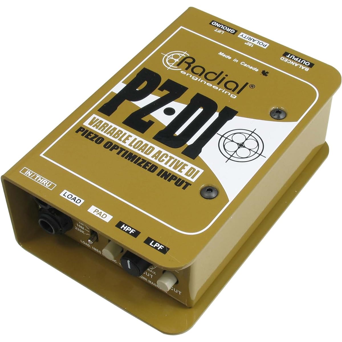 Radial PZ-DI Piezo PU Compatible DI Box [Official Japanese Import]