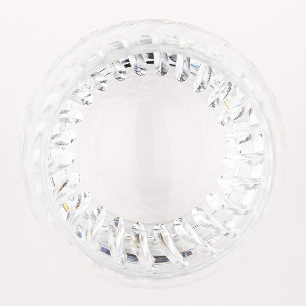 Kagami Crystal (Kagami) Rock Glass Mugibata Clear 250cc T741-2807