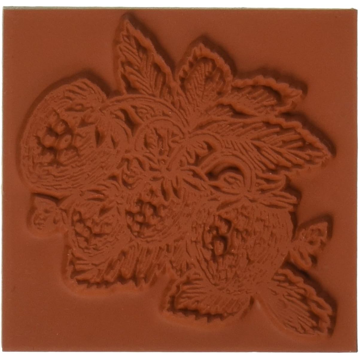 Deep Red Cling Stamp Strawberry