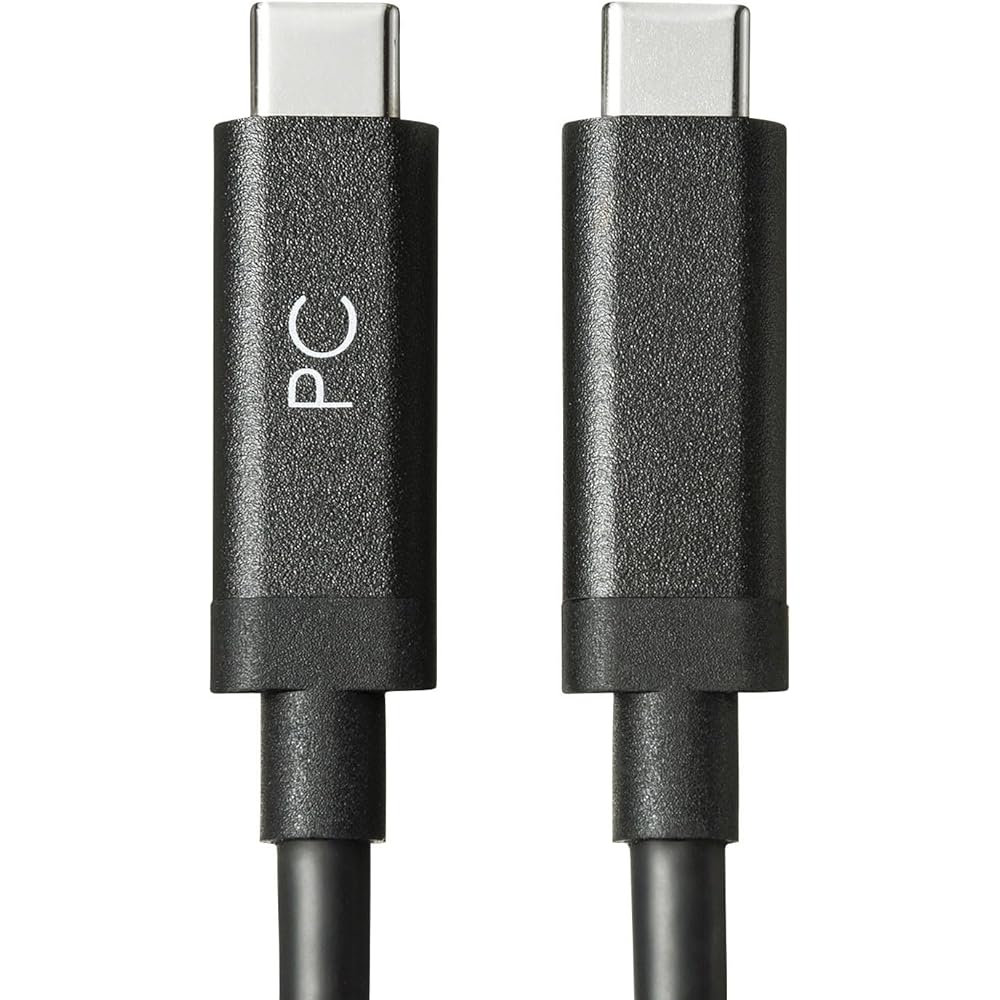 Sanwa Supply DisplayPort Alt Mode TypeC ACTIVE Cable (Black, 5m) (8.1Gbps x 2) KC-ALCCA1250