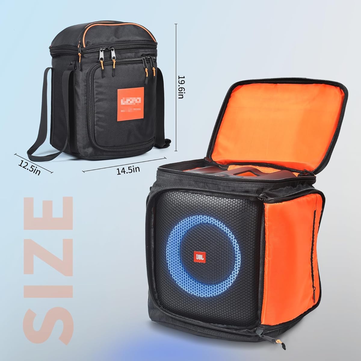 OUKNAK Speaker Bag Travel Case Replacement for JBL Partybox Encore Essential Portable Speaker Carry Tote Bag Backpack for JBL Speaker (for JBL Partybox Encore Essential)