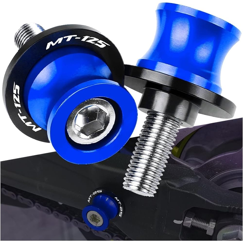 Stand Screw Slider M6 Motorcycle Parts CNC Rocker Arm Spool Slider Bracket Screw is very suitable for YAMAHAMT125 MT 125 MT-125 2014 2015 2016 2017 2018MT125 (Color : 5)