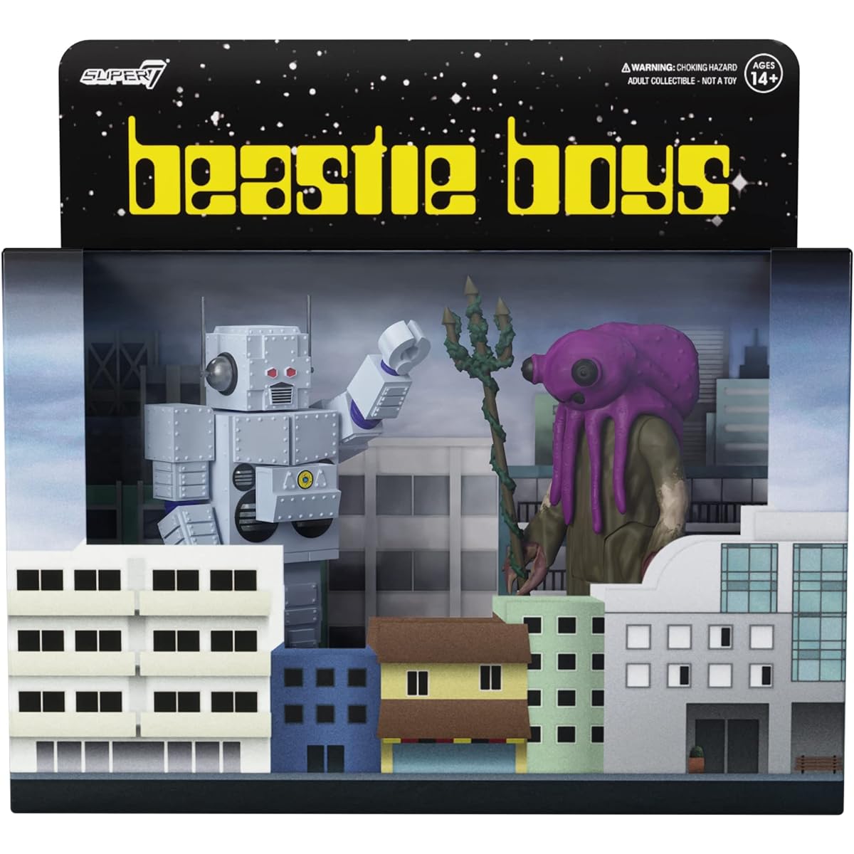 Beastie Boys Figures Intergalactic Beastie Boys ReAction Figures Intergalactic 2-Pack SUPER7 TOY