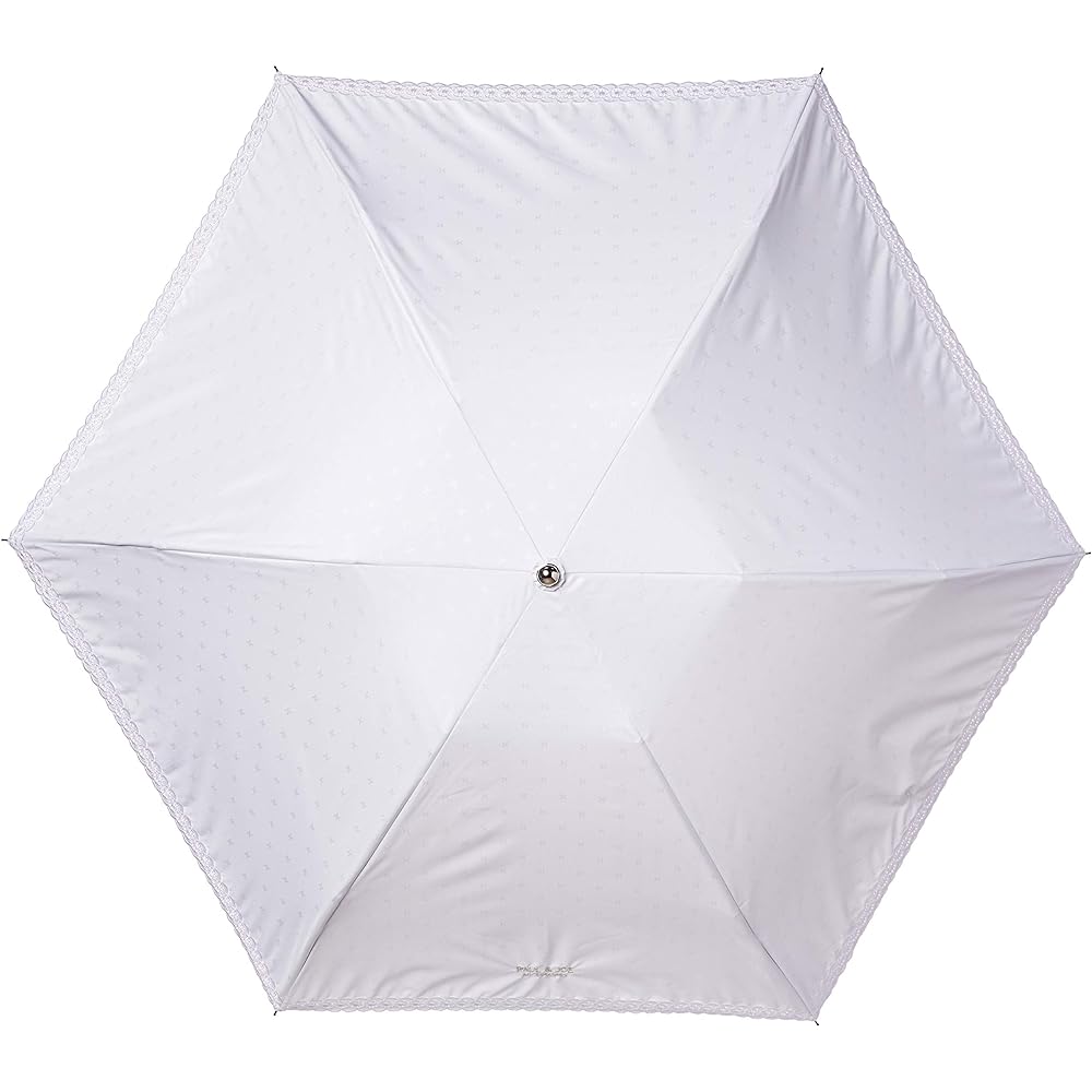 [Moonbat] PAUL & JOE ACCESSOIRES Women's Folding Umbrella, UV Heat Shielding, Light Blocking, Floral Pattern, Lightweight, Stylish, For Rain or Sun, Women's