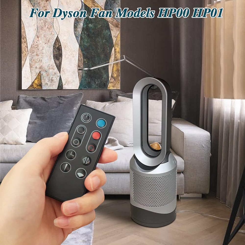Replacement Remote Control HP00 HP01 for Dyson Pure Hot+Cool Fan and Air Purifier Heater Replacement Part Number 967197-13