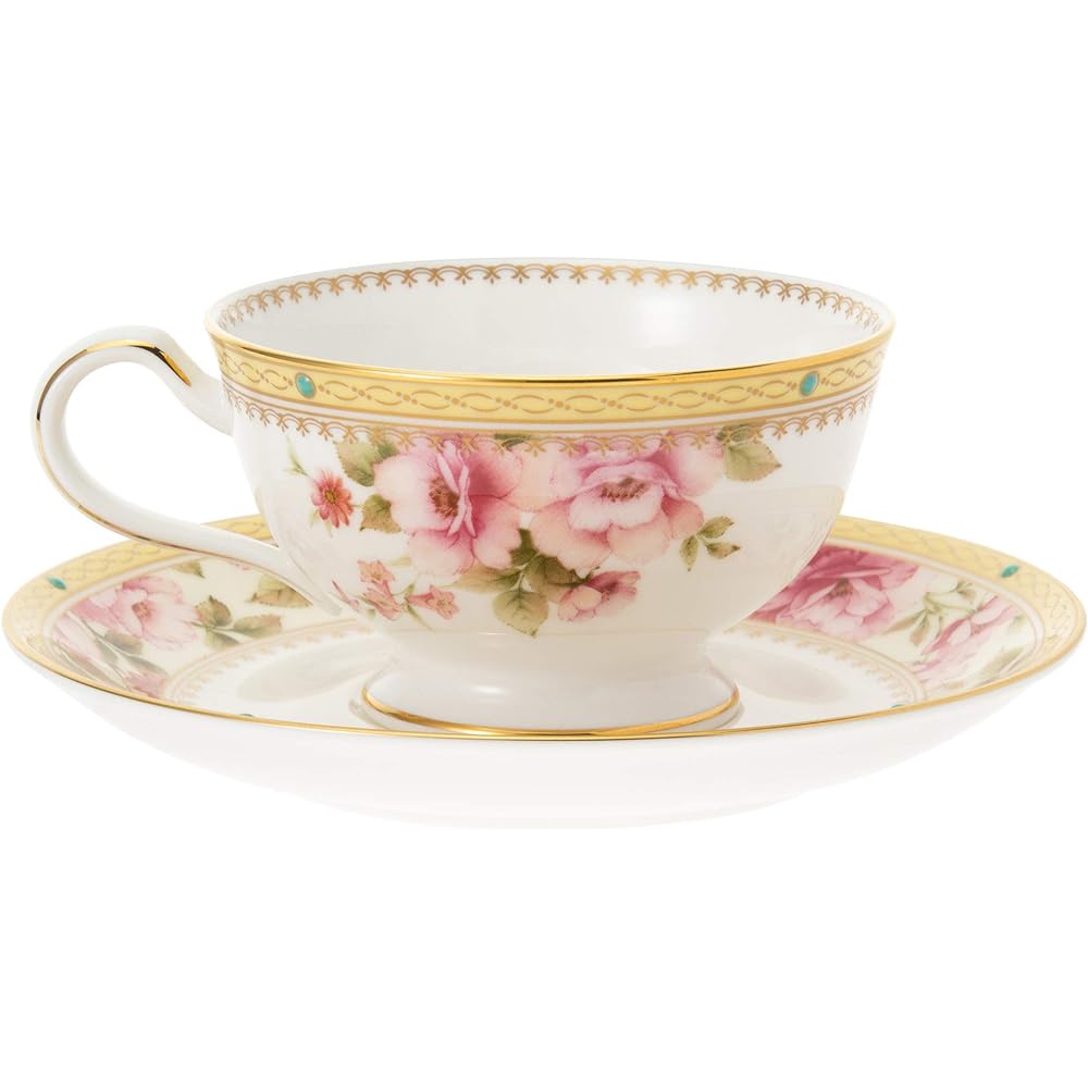 Noritake Cup & Saucer (Pair Set) (Coffee Tea) 190cc Hartford 2 Bone China P97221/4861