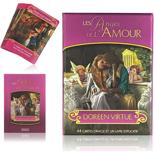 Romance Angel Oracle Cards French Version [Genuine] Unopened Gold Rimmed Japanese Translation Support Manual Included Doreen Virtue