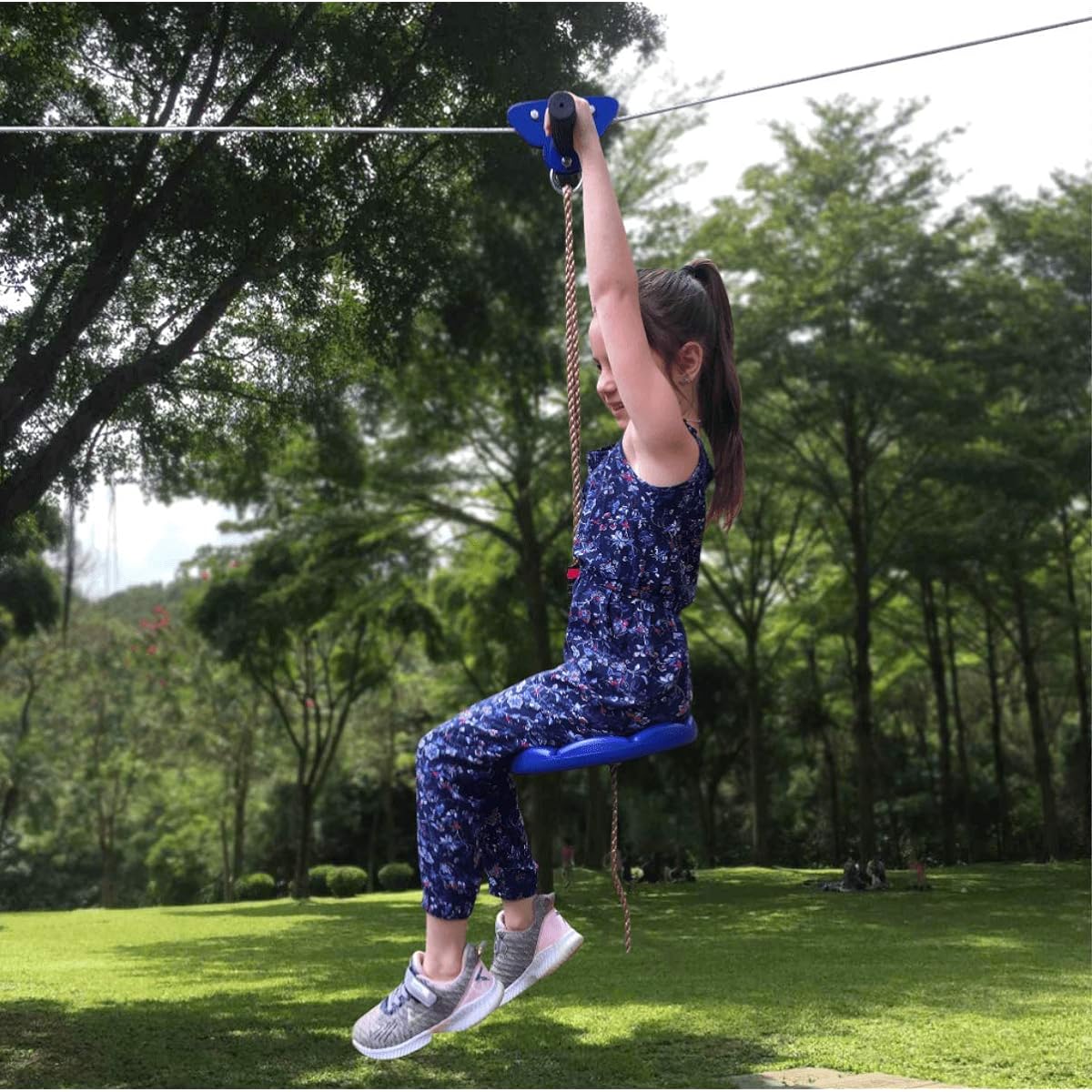 Backyard Zipline Building Set 95ft