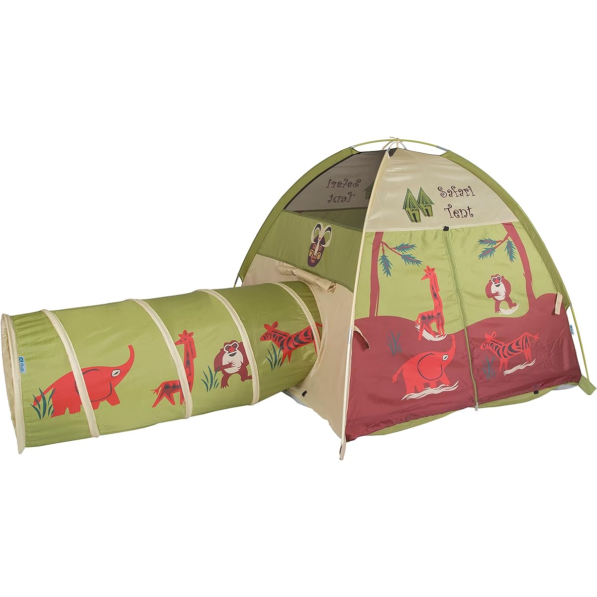 Indoor/Outdoor Safari Tent & Tunnel Com PACIFIC PLAY TENTS [Parallel Import]