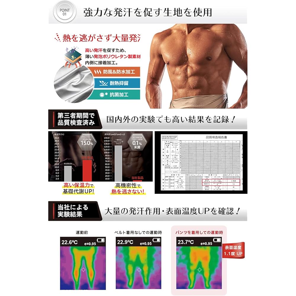[StAn] Sauna Pants, Diet Pants, Men's, Black, S-XL, Large Size, Loose, Sweating, Short