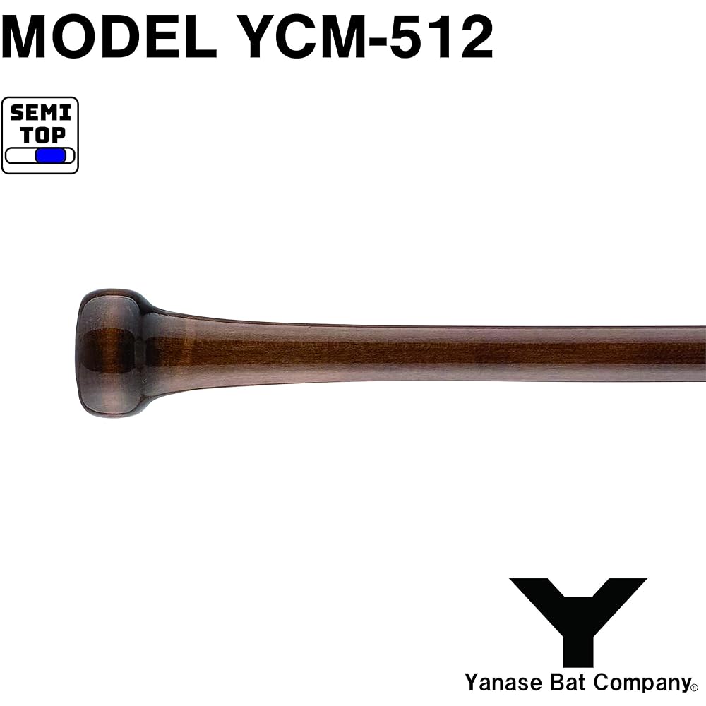 20%OFF Yanase Hard Wooden Bat Maple Semi-Top Balance with BFJ Mark YCM-512