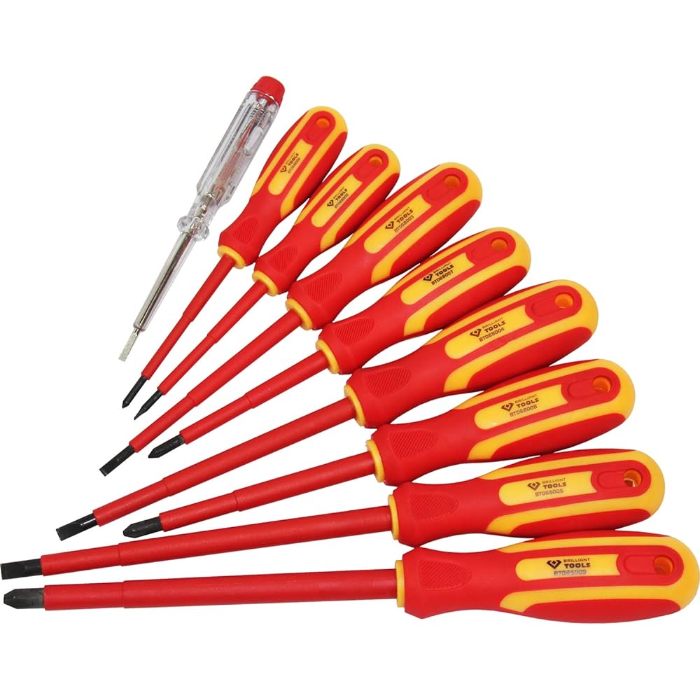 KS Tools VDE Driver Set 9 Pieces Slotted and PH Plus BT068010