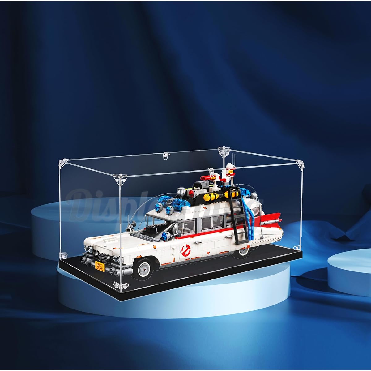 Acrylic Display Case with Screws for Lego Ghostbusters ECTO-1 10274 (LEGO Set Not Included) (No Background) (US Stock)