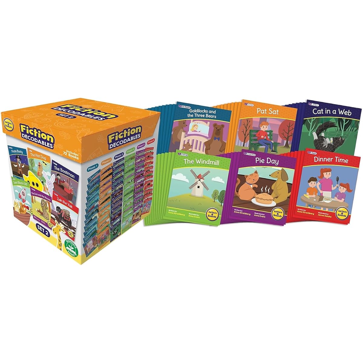 Junior Learning Letters & Sounds Set 2 Fiction Box Set