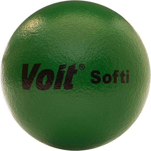 (Green) - Voit 16cm Softi Tuff Ball - Single Ball-Colour:Green