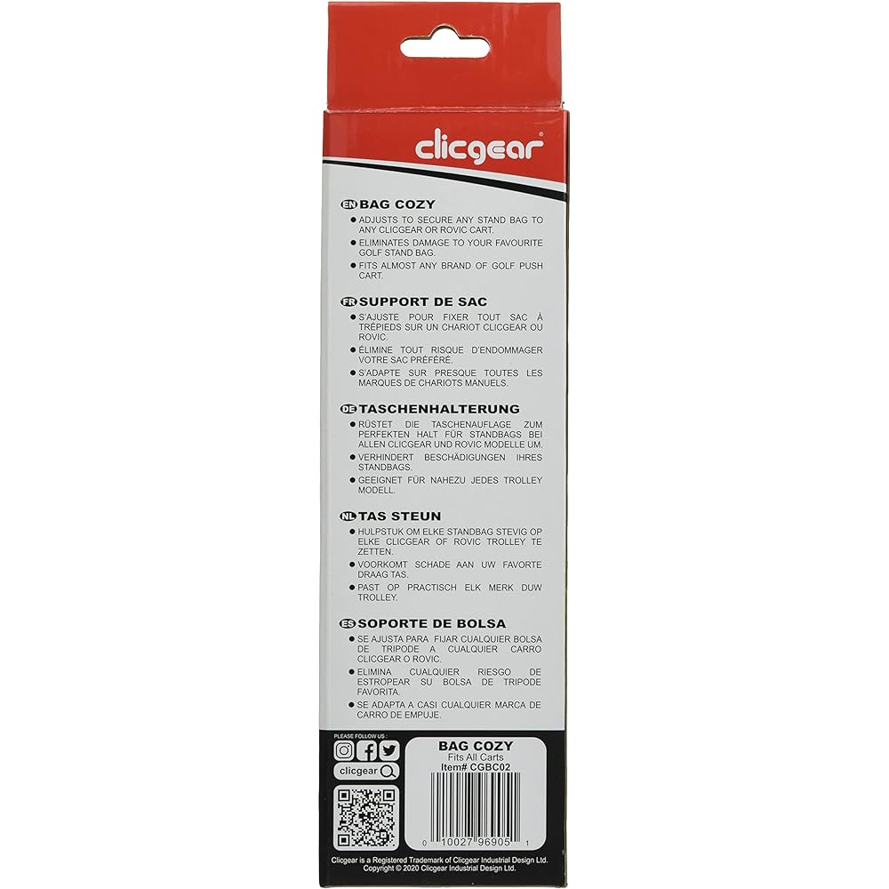 clicgear (click gear) clicgear back cozy (stand back fixing auxiliary tool) (compatible with all click gear & robic)