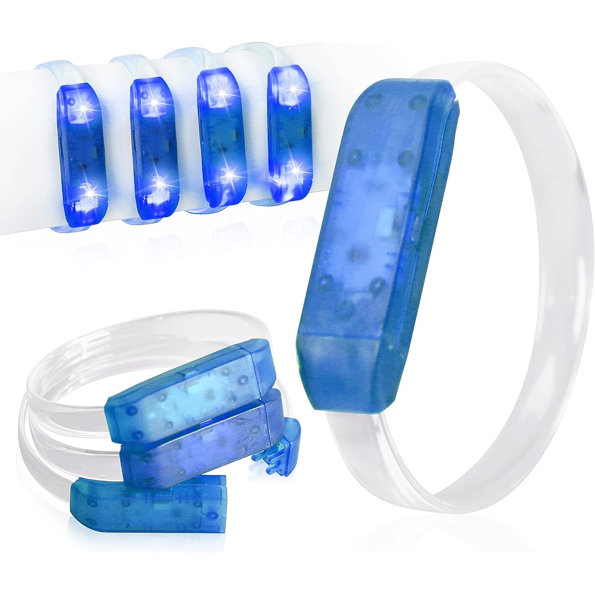 PROLOSO LED Light Up Bracelet Concert Festival Sports Party Soiree