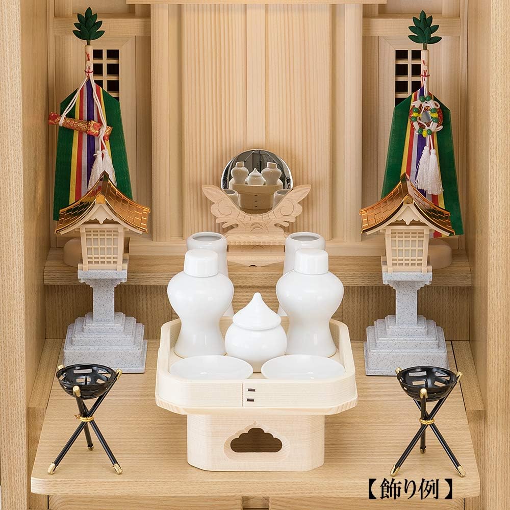 Buddhist Altar Shop Takita Shoten Kasuga Lantern (Copper Roof) LED Cordless (Pair) Height 15.5cm x Roof Width 8.2cm◆Indispensable tools for altars (shrines), shrines, and offerings in front of the shrine [Certificate issued by Takita Shoten included]