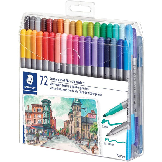 72ct Twin Tip Marker - Staedtler Multi-Colored