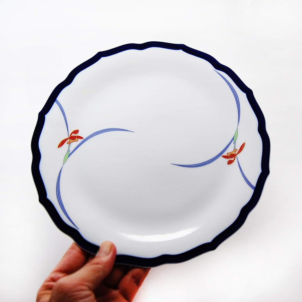 Koransha Dinner Plate Orchid Lace White 25.2cm 1005-JA10