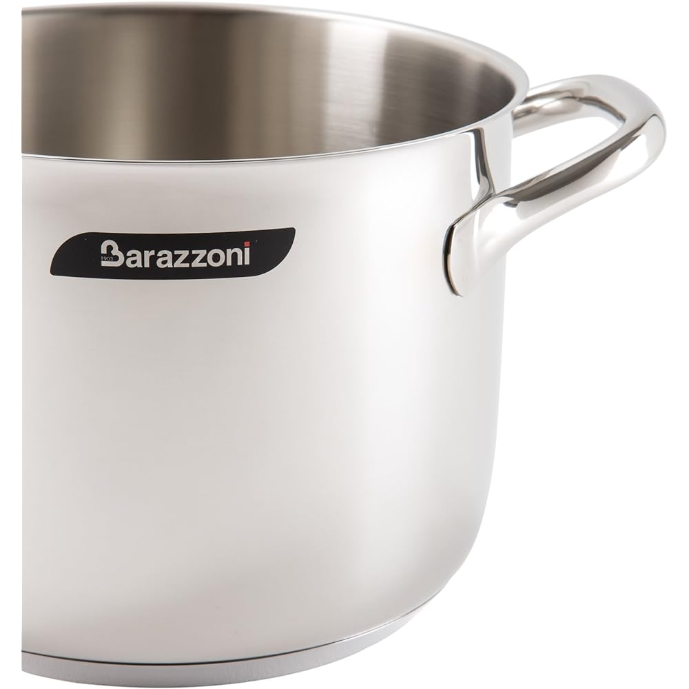Barazzoni Double Handed Pot Stainless Steel ∅28 x H22.8cm Stock Pot CHEF LINE 163101028