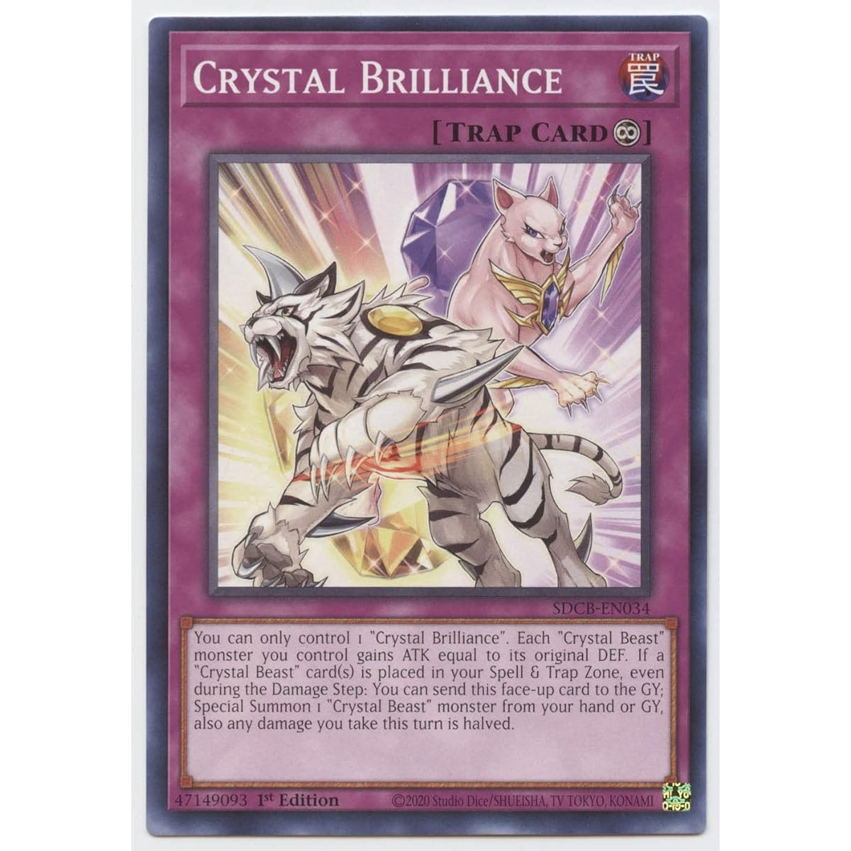 Crystal Brilliance - SDCB-EN034 - Common - First Edition.