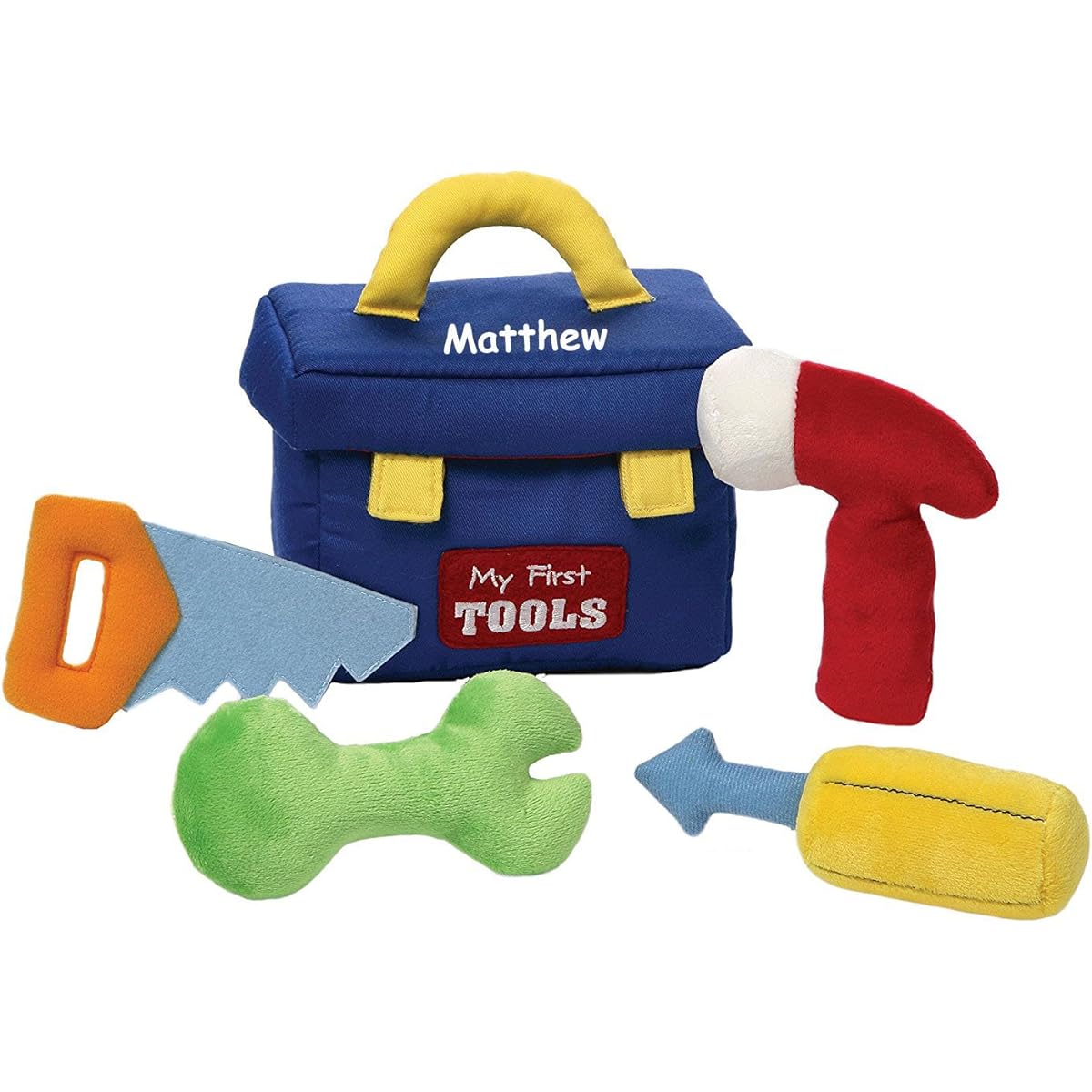 The Trendy Turtle Personalized My First Sound Toy and Bag Set Plush Playset for Boys and Girls