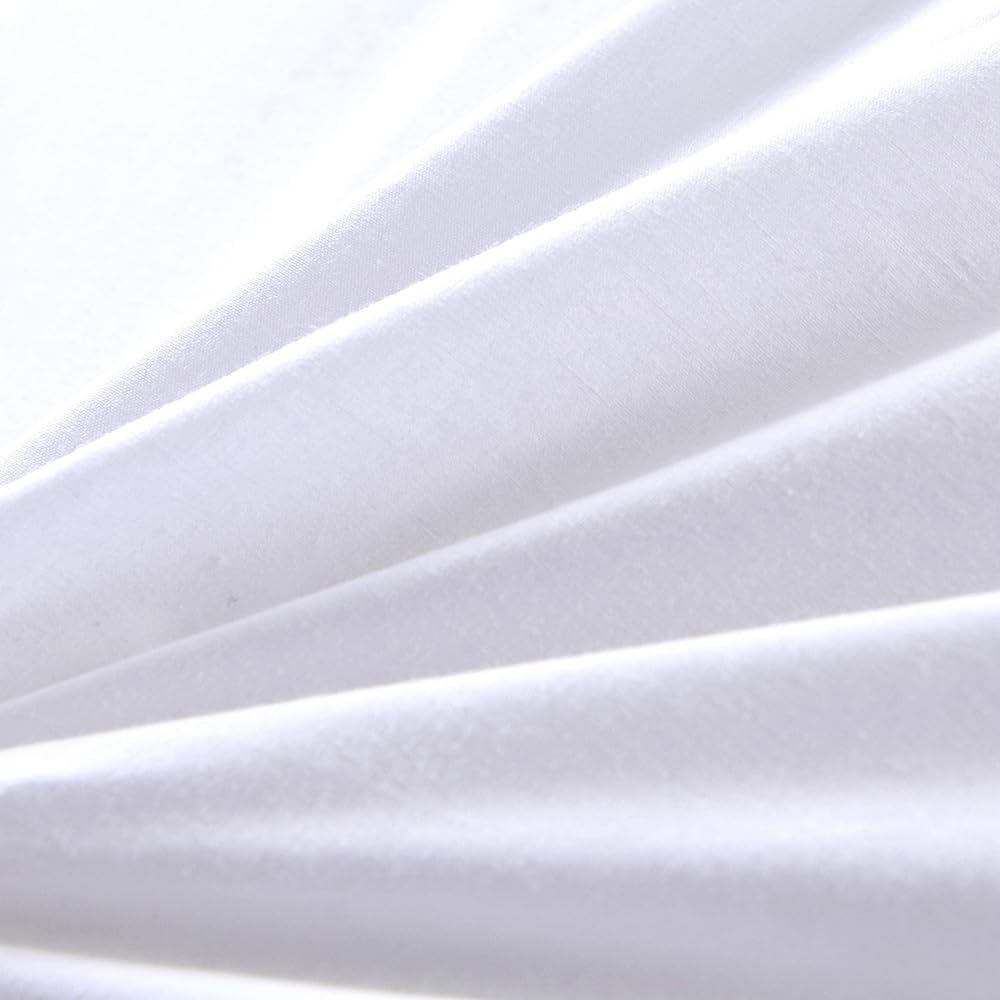 Bed sheet flat sheet single white (150cm x 250cm) commercial bed sheet set of 5 mattress cover upper sheet white