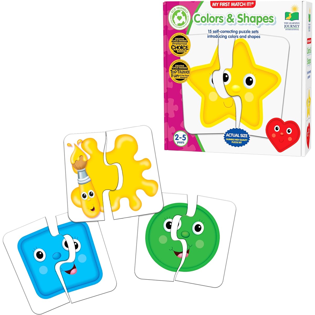 The Learning Journey My First Match It, Colors and Shapes