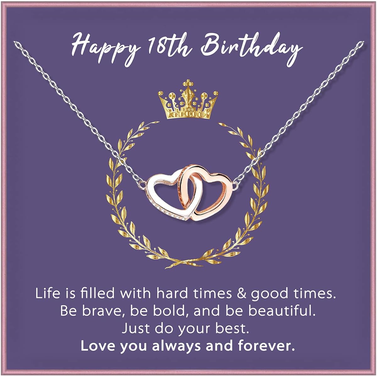 SOLINFOR 18th Birthday Gifts, Girls, Birthday Gifts for 18 Year Old Girls, Jewelry Gifts for 18 Year Old Girls - Sterling Silver Necklaces, Sterling Silver, Zircon Gemstones