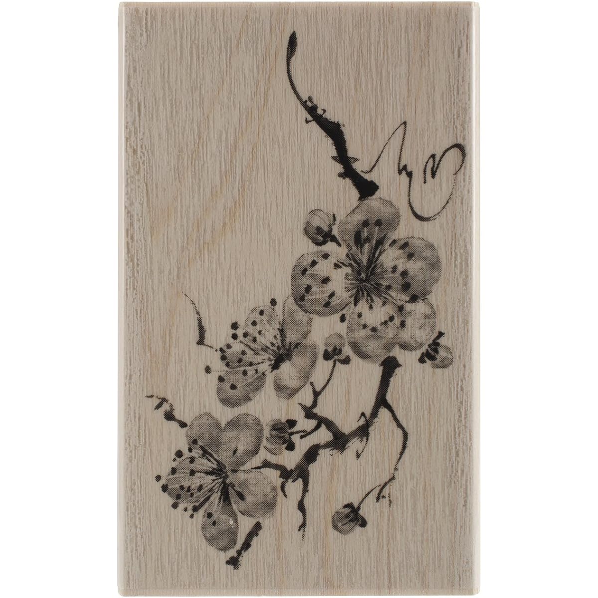 Penny Black 4404K Delicate Blossoms Wood Mounted Rubber Stamp by Penny Black