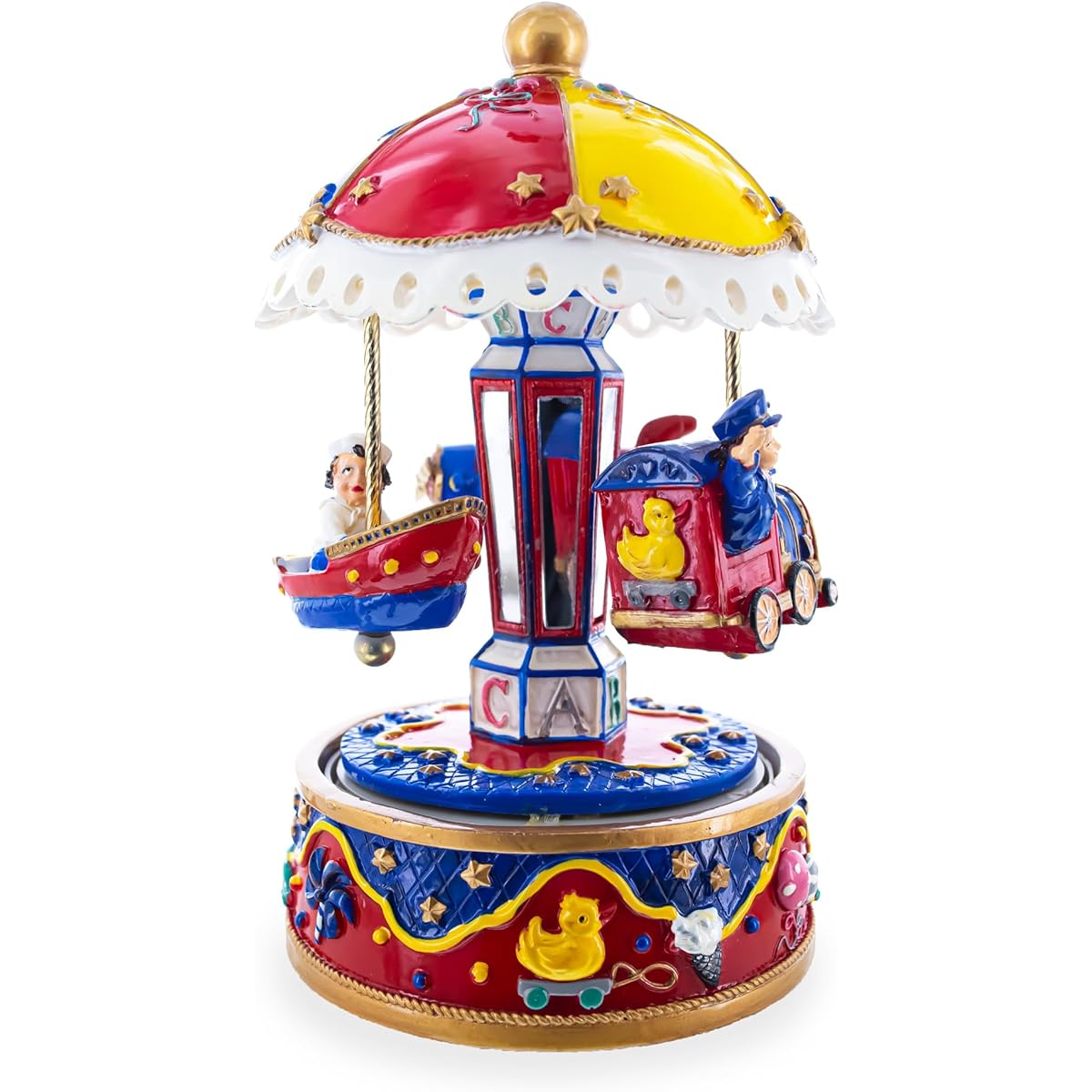 BestPysanky Carousel Plane Boat Train Musical Instrument Figures