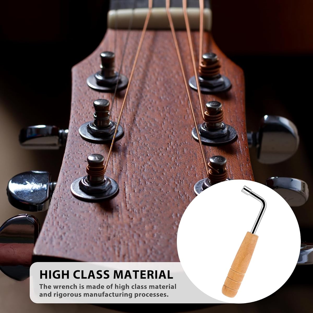 Piano Tuning Wrench Professional Melody Harp Tuning Tool Universal L Shape Tuning Wrench Lire Harp Adjustment Wrench Musical Instrument Tuning Wrench for Autoharp & Other Small String Instruments