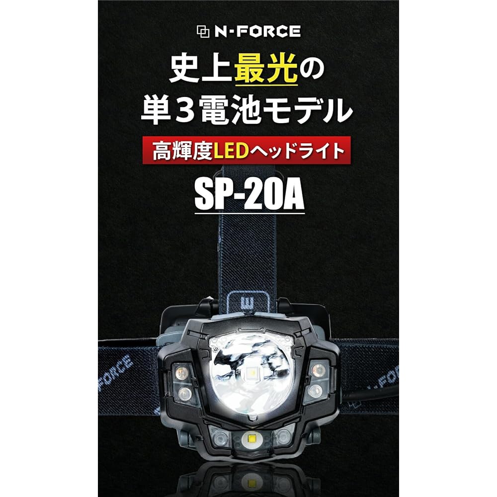 [Latest in 2023] Headlight LED LED Headlamp Waterproof Head Light for Fishing Outdoor Climbing Disaster Prevention Light Work Light Disaster Prevention SP-20A