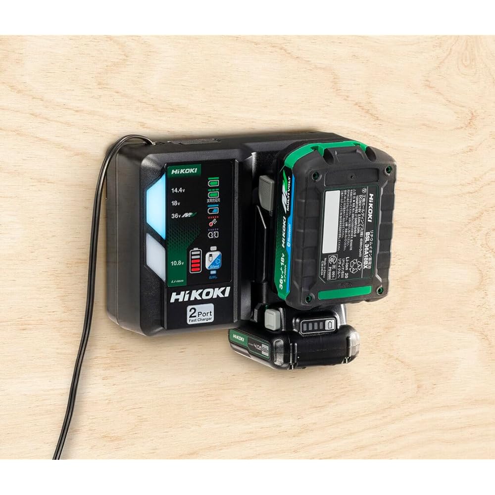 HiKOKI 2-port quick charger 10.8V 14.4V 18V Multi-volt storage battery compatible UC18YDML