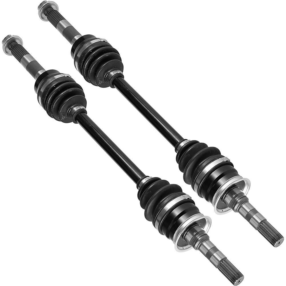 Caltric Front Left and Right Complete CV Joint Axle Compatible with Kawasaki Mule 3010 Kaf620E Kaf620H 4X4 2001-2008