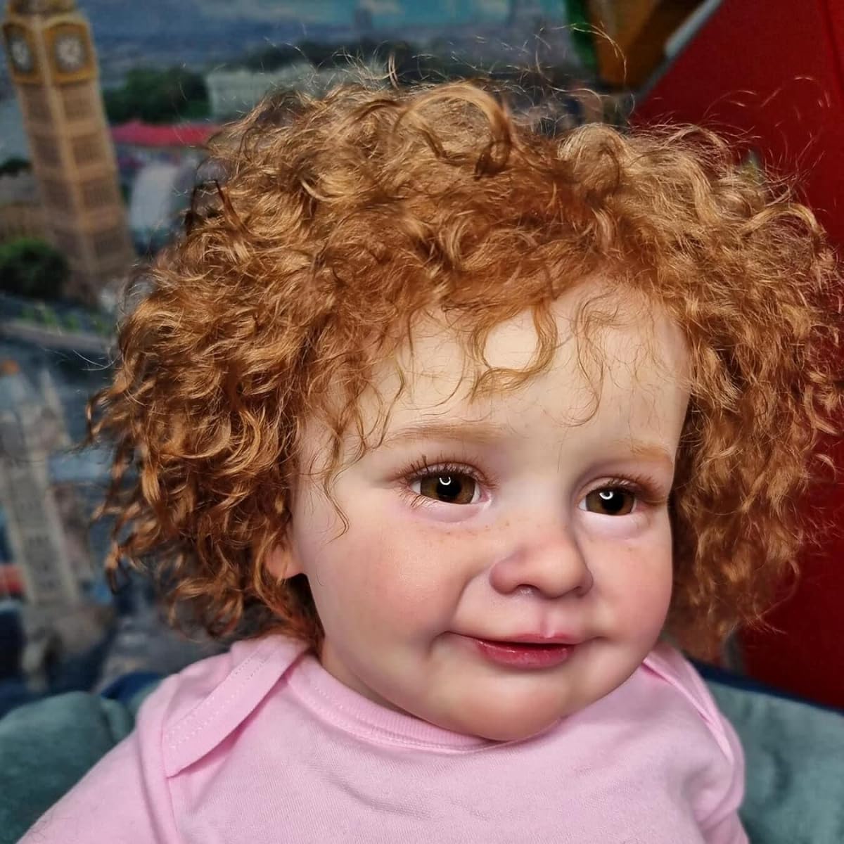 Pinky Reborn Lifelike 26" Reborn Baby Doll Girl Soft Silicone Vinyl Lifelike Newborn Baby Doll Lifelike Toy & Gift Set Ages 3+