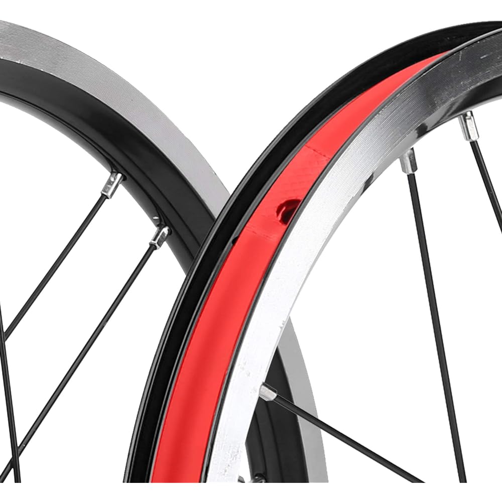 Cycling Wheels, 16 Inch Folding Bike Rim Set V Brake Front 2 Rear 5 Bearings Front 74mm Rear 85mm Hub Bicycle Wheel Set