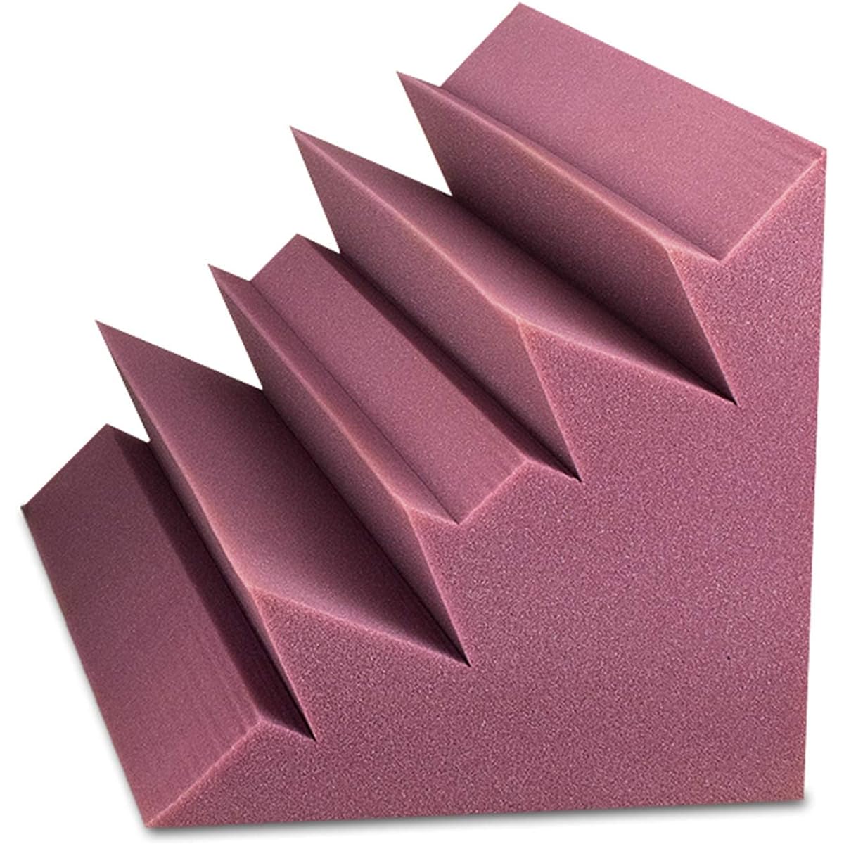 Corner Soundproof Cotton, Bar KTV Acoustic Room Treatment Acoustic Foam Tile Panel Corner Acoustic Panel (Purple) (Purple)