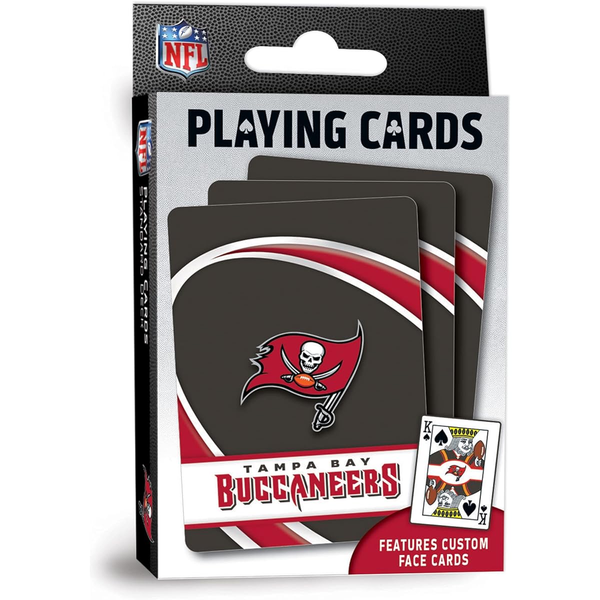 MasterPieces Family Game NFL Tampa Bay Buccaneers Playing Cards Officially Licensed for Adults, Kids and Families