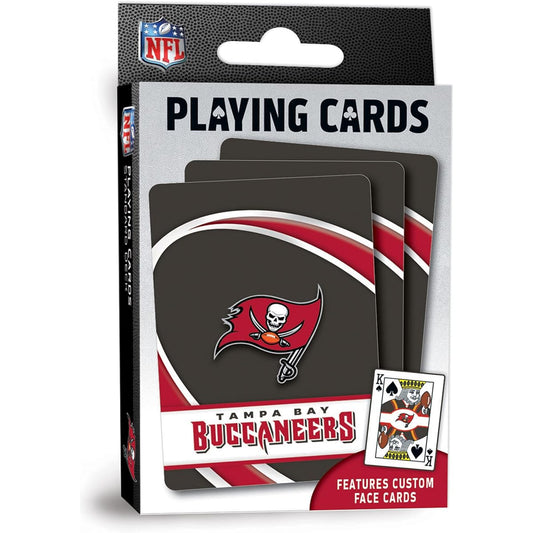 MasterPieces Family Game NFL Tampa Bay Buccaneers Playing Cards Officially Licensed for Adults, Kids and Families