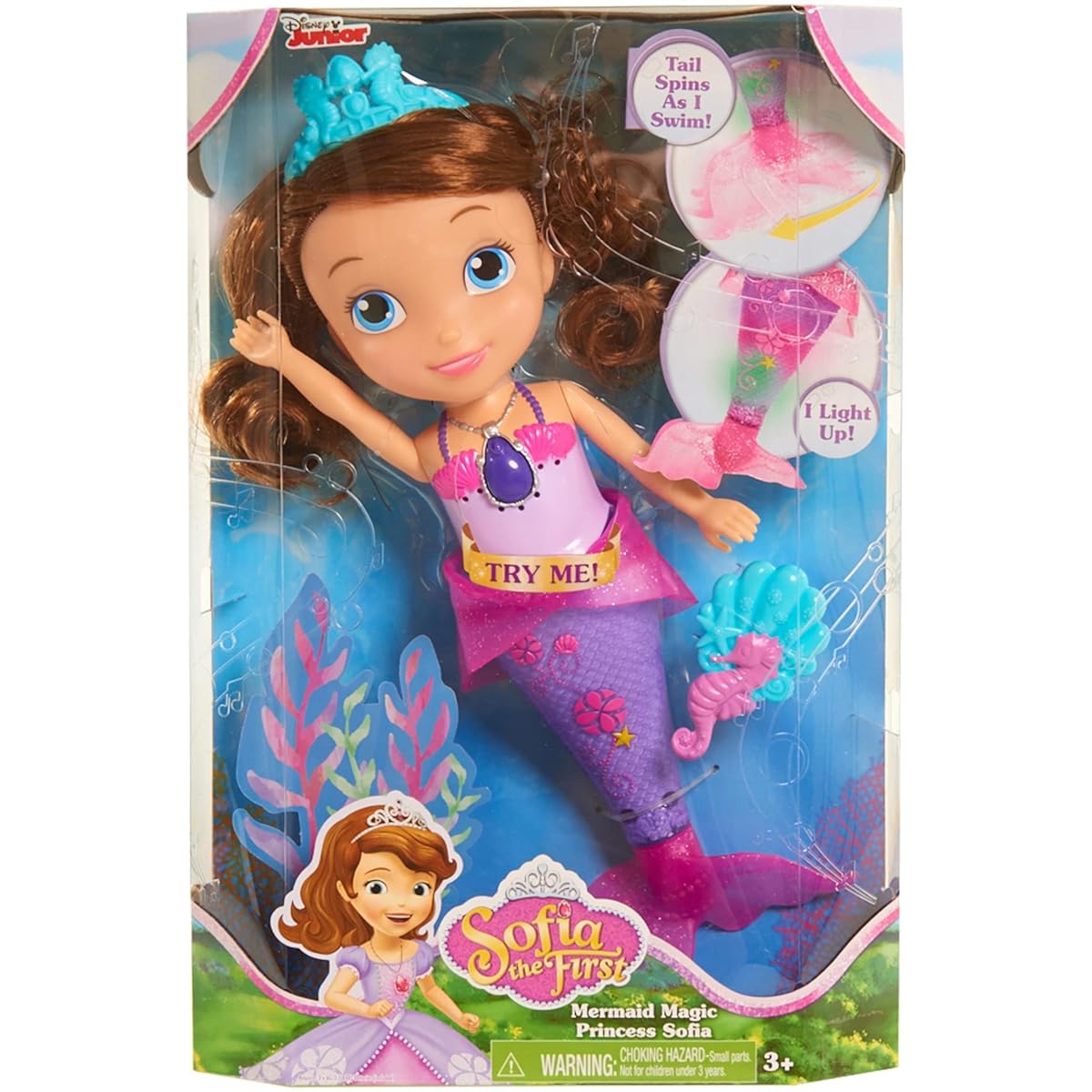[Just Play] Just Play Disney Sofia The First Mermaid Magic Princess Sofia Doll 93085 [Parallel Import]