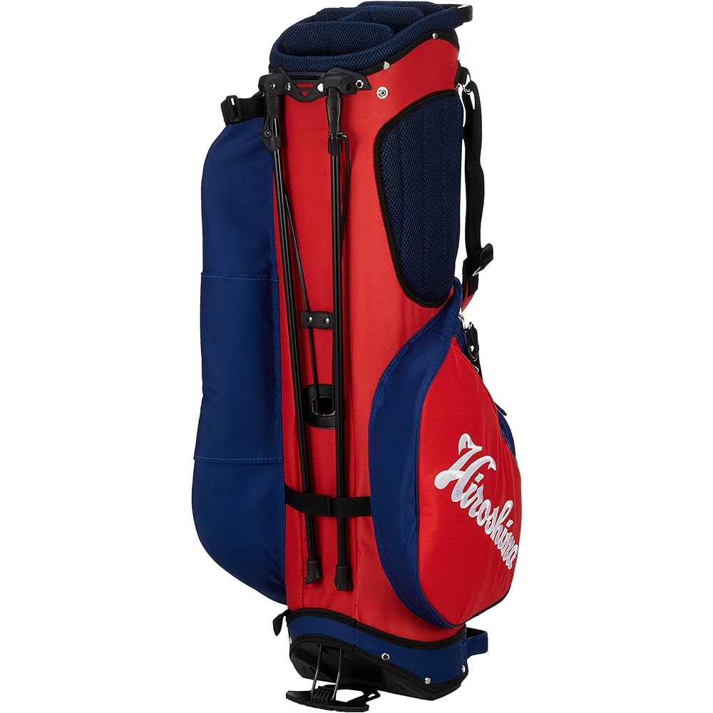 Lezax Caddy Bag Hiroshima Toyo Carp 9.5 Type Stand Bag Red HCCB-1438