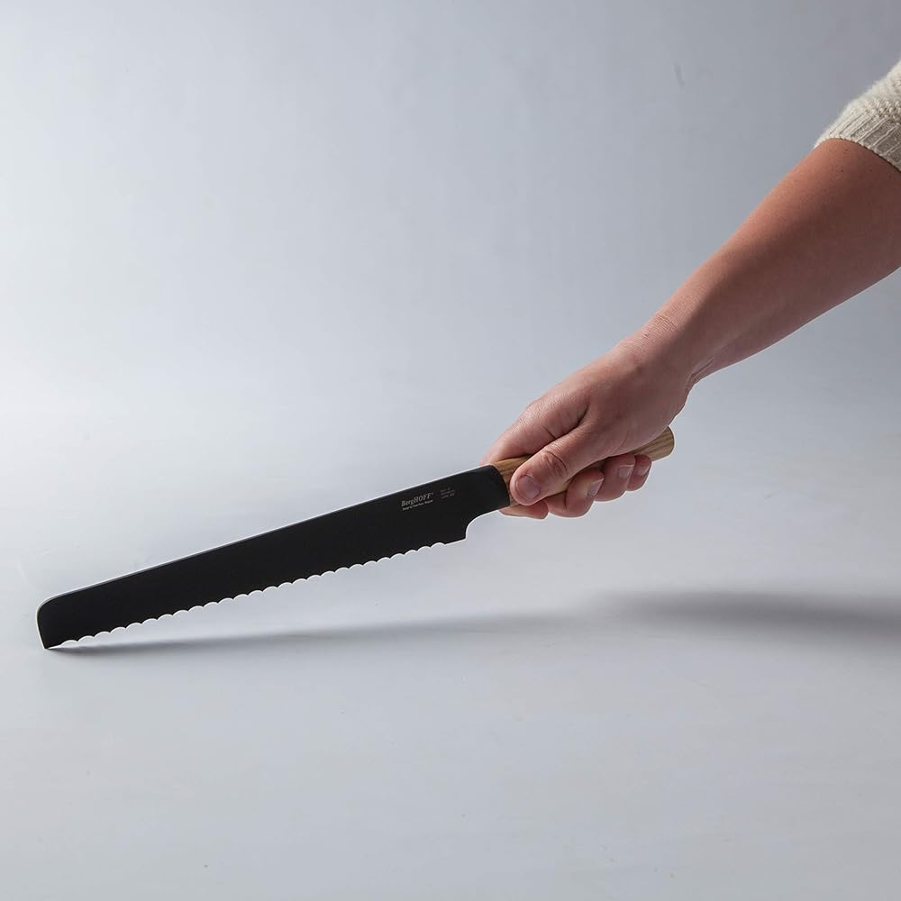 [BergHOFF Japan Authorized Distributor] Bread Knife, Wooden Handle, 23cm