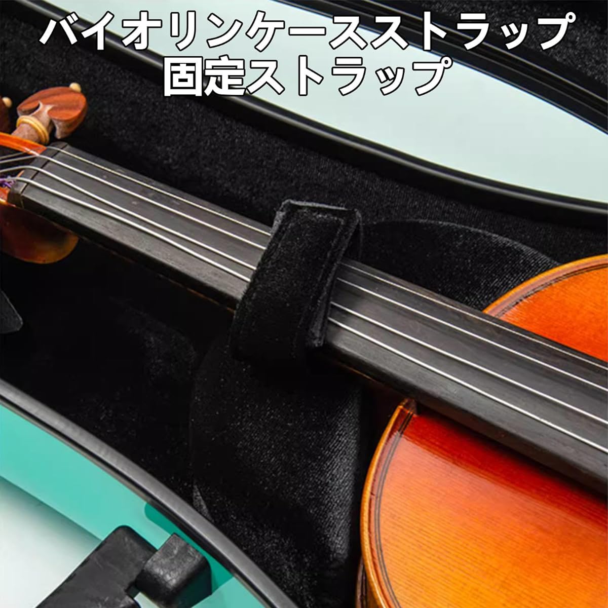 Violin Case, 4/4 Full Size Violin Hard Case with Hygrometer, Portable Lightweight Violin Case Backpack, Violin Backpack, Violin Protection Box Carbon Fiber, Violin Backpack for Violinists, Carry-on, Blue
