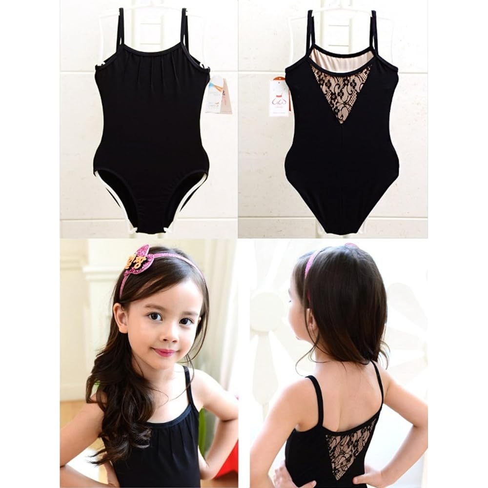 Ballet specialty store Mignon Ballet Camisole Leotard Back Lace S M L 140cm 150cm