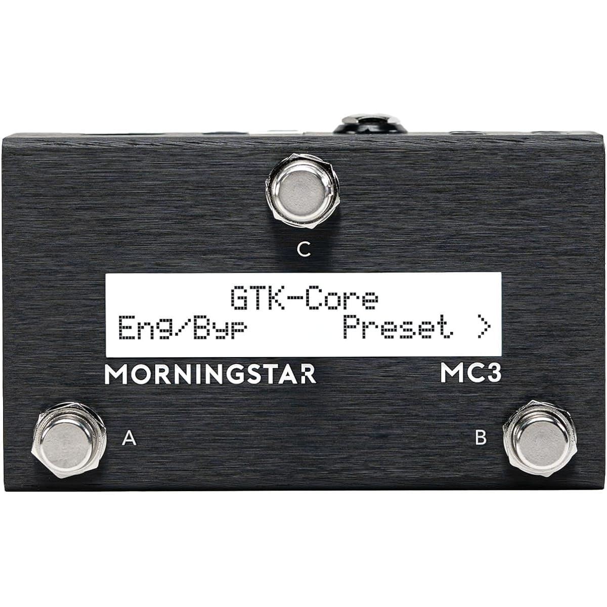 Morningstar FX / MC3 Programmable MIDI Controller with 3 Switches, 1 OMNIPORT MIDI Foot Controller